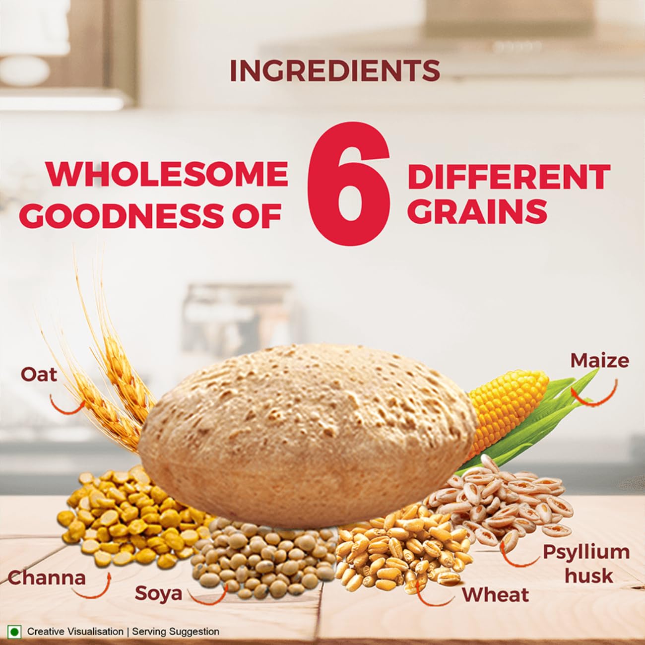 🌾 Aashirvaad 5kg Muttigrain Atta – Pure, Fresh & Wholesome Goodness! 🌾