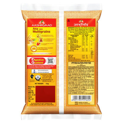 🌾 Aashirvaad 5kg Muttigrain Atta – Pure, Fresh & Wholesome Goodness! 🌾