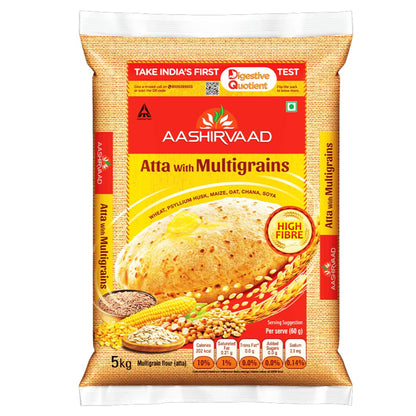 🌾 Aashirvaad 5kg Muttigrain Atta – Pure, Fresh & Wholesome Goodness! 🌾