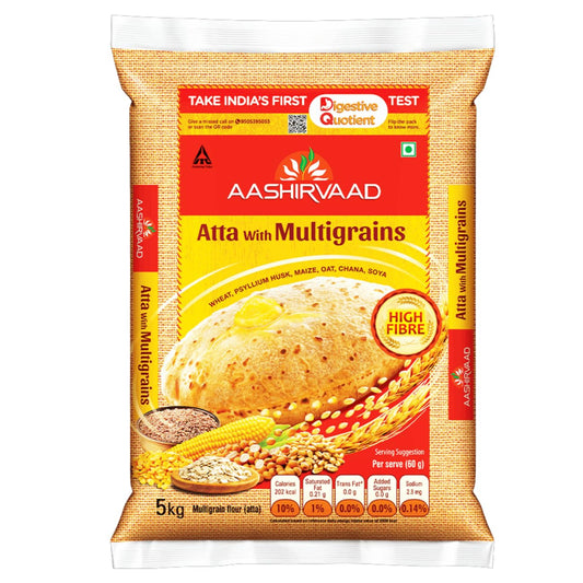 🌾 Aashirvaad 5kg Muttigrain Atta – Pure, Fresh & Wholesome Goodness! 🌾