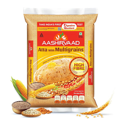 🌾 Aashirvaad Multigrain 10kg Atta – Power-Packed Nutrition for a Healthier You! 🌾