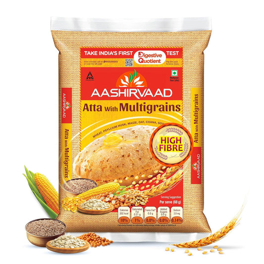 🌾 Aashirvaad Multigrain 10kg Atta – Power-Packed Nutrition for a Healthier You! 🌾