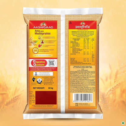 🌾 Aashirvaad Multigrain 10kg Atta – Power-Packed Nutrition for a Healthier You! 🌾