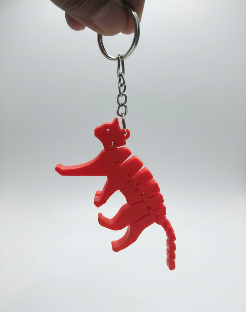 The "Feline Fatale" Solo Pack | Flexible Cat Key Ring
